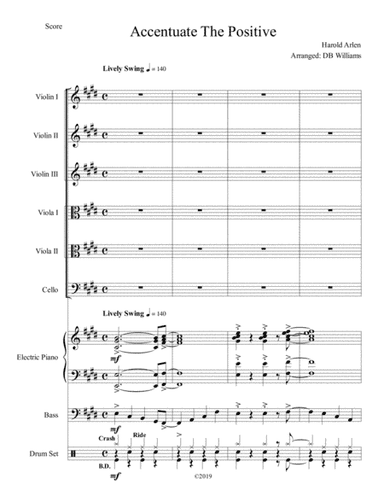 Ac-cent-tchu-ate The Positive (arr. DB Williams)