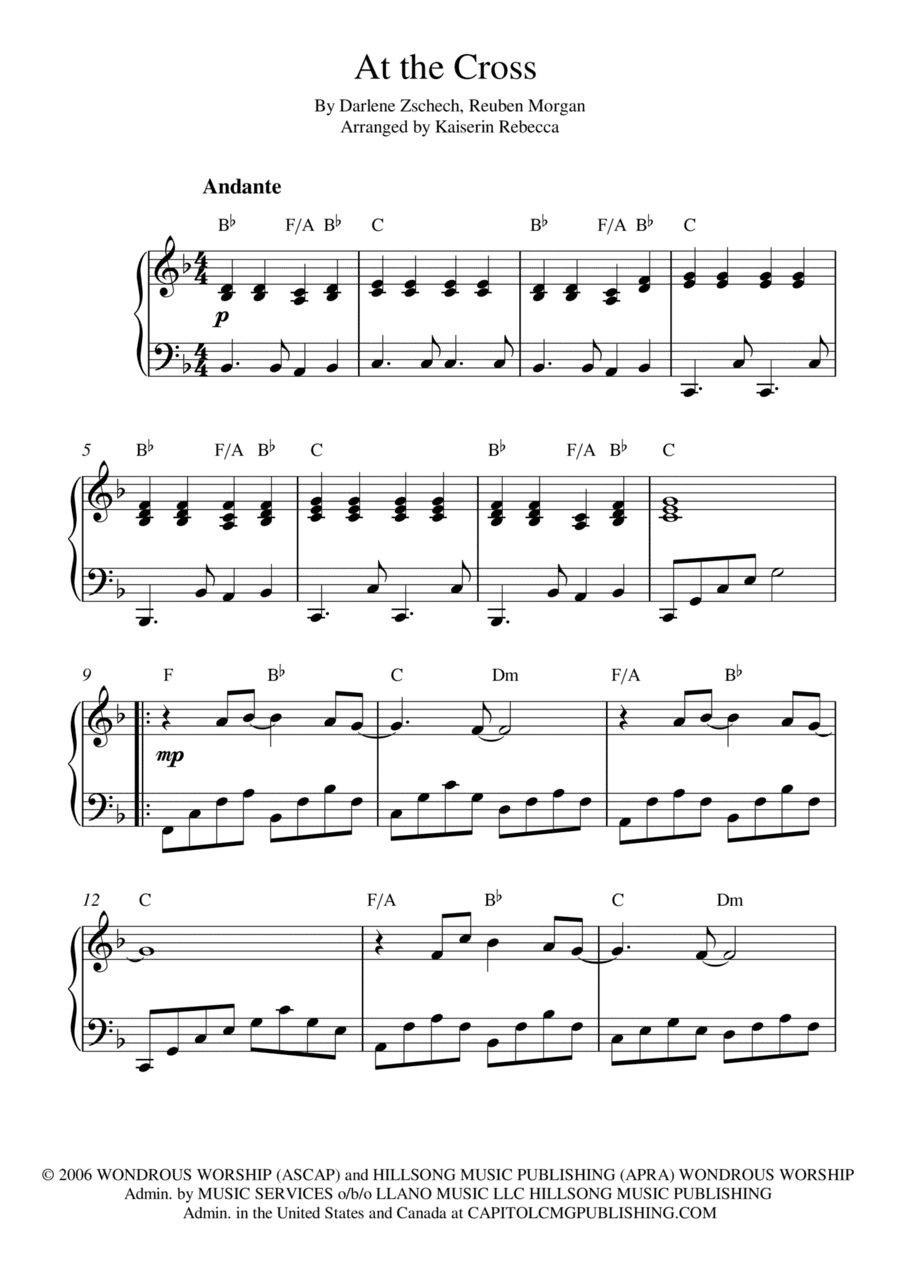At The Cross (arr. Kaiserin Rebecca)