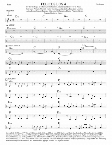 Felices Los 4 (arr. Jorge Juárez)