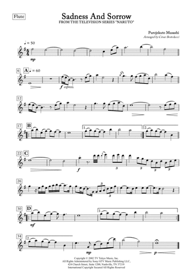 Sadness And Sorrow (arr. ACT Bortolucci)