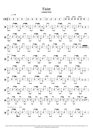 Faint (arr. Cyril Mayer)