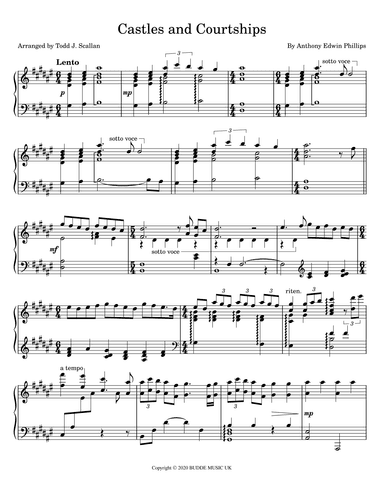 Castles And Courtships (arr. Todd J. Scallan)
