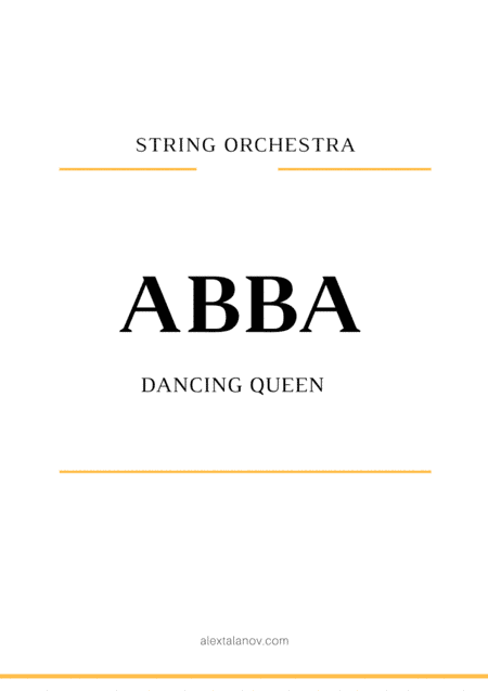 Dancing Queen (arr. Alex Talanov)