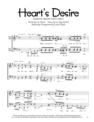 Heart's Desire (arr. Larry Wright)