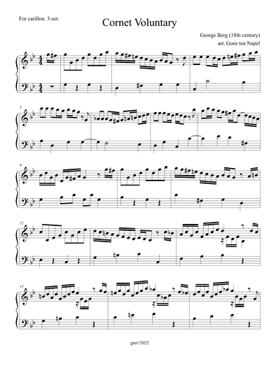 Cornet Voluntary (arr. Goos ten Napel)