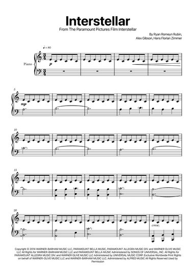 Interstellar (arr. Glauco Fernandes)