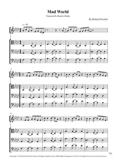 Mad World (arr. Wesley S. SIlva)