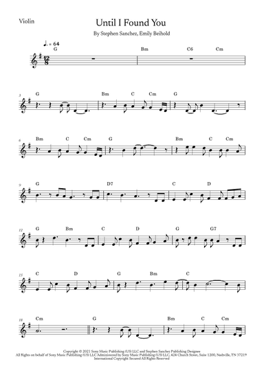 Until I Found You (arr. Marcony Carvalho)