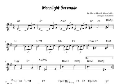 Moonlight Serenade (arr. Lkmusic)