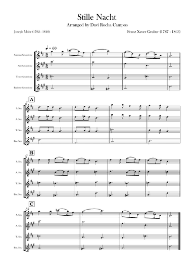 Stille Nacht (arr. Davi Rocha Campos)
