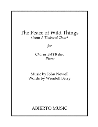 The Peace of Wild Things