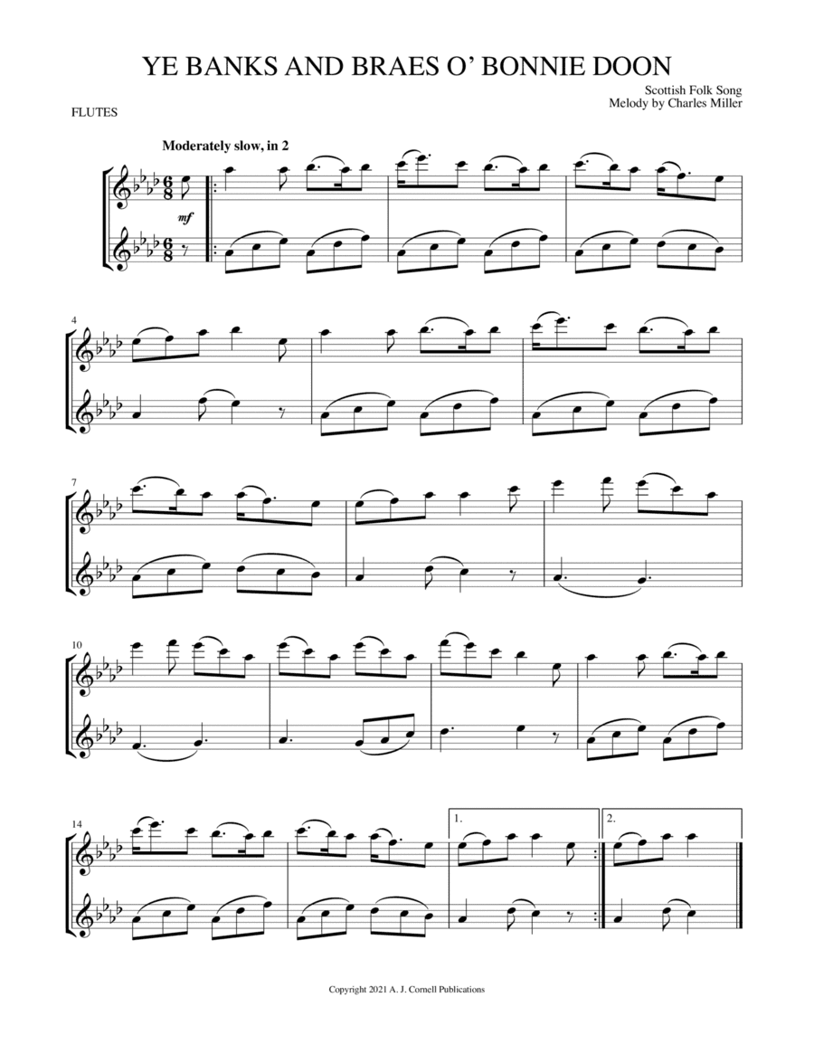Ye Banks and Braes o’ Bonnie Doon (arr. Mark Phillips)
