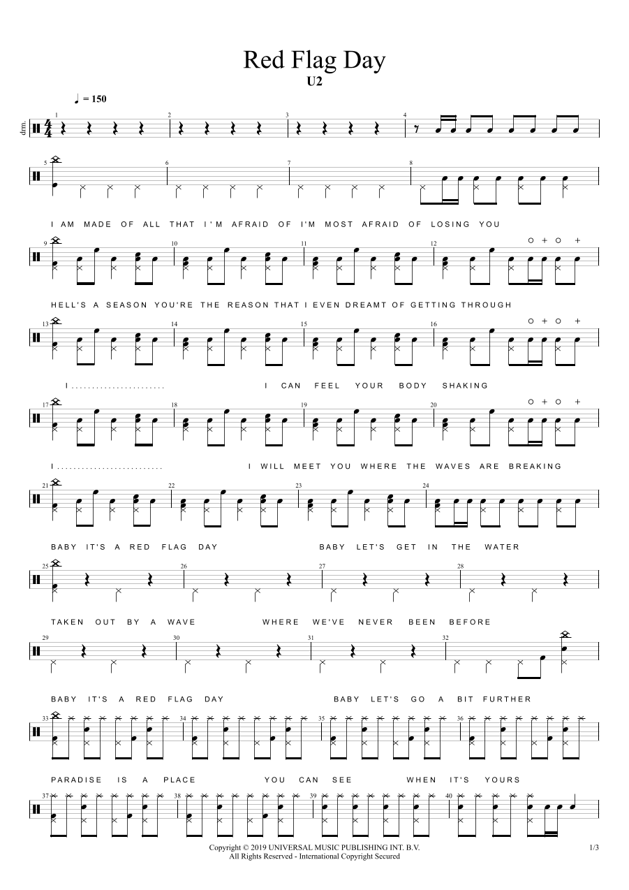 Red Flag Day (arr. Cyril Mayer)