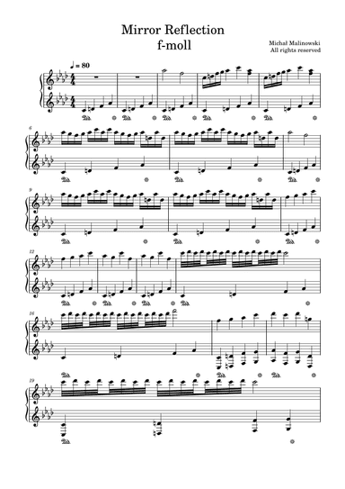 Mirror Reflection f-moll