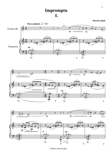 Impromptu for trumpet and piano