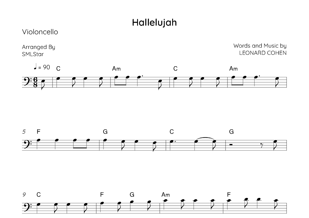 Hallelujah (arr. SMLStar)