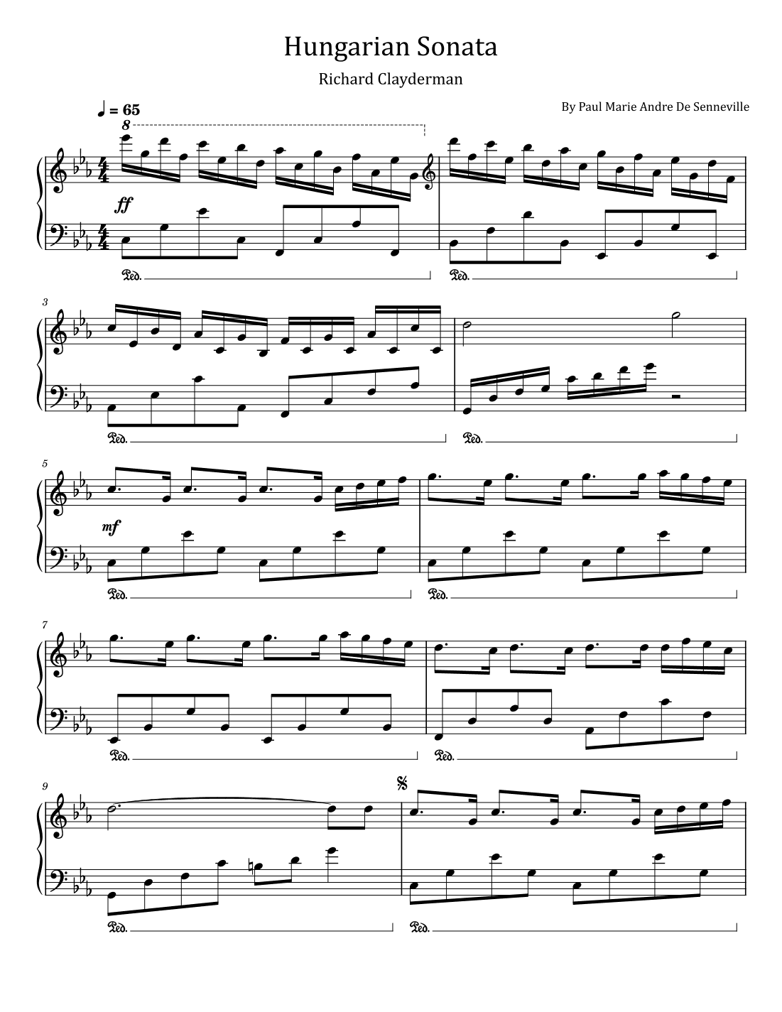 Hungarian Sonata (arr. poon)