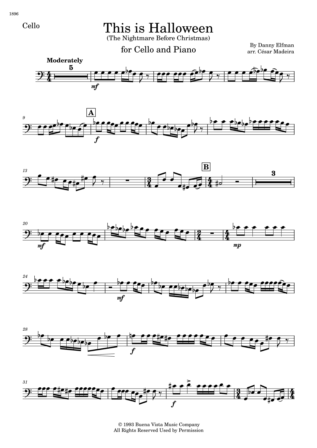 This Is Halloween (arr. César Madeira)
