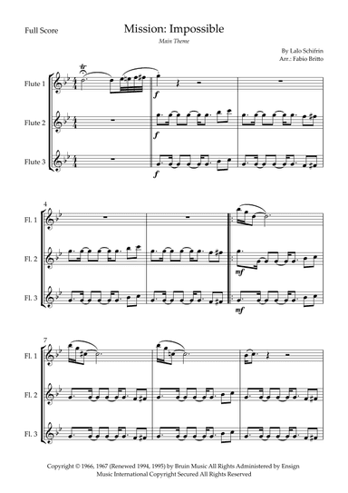Mission: Impossible Theme (arr. Fabio Britto)
