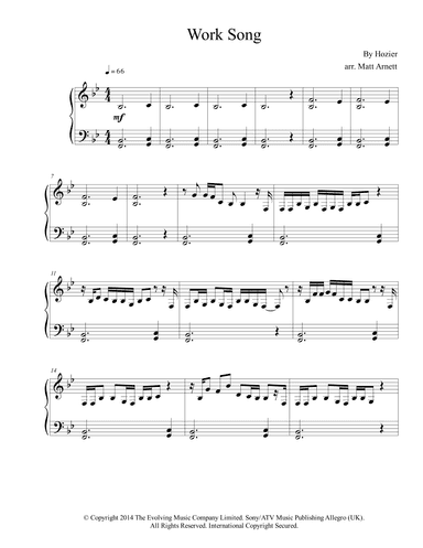 Work Song (arr. Matt Arnett)