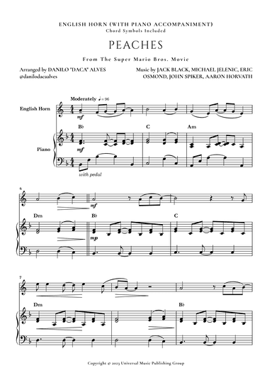 Peaches (arr. Danilo "Daca" Alves)