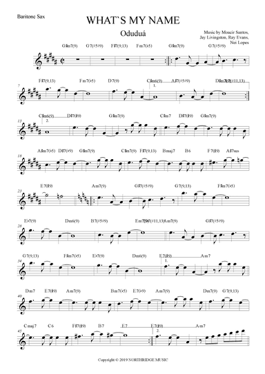What's My Name (arr. The Sheet Music Library)