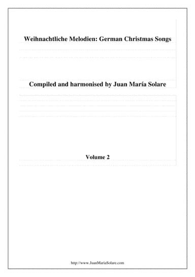 Weihnachtliche Melodien: German Christmas Songs (Vol. 2) (arr. Juan Maria Solare)
