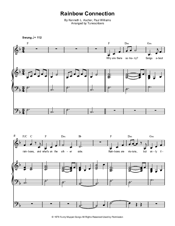 Rainbow Connection (arr. Tunescribers)
