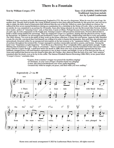 There Is a Fountain (arr. Lyndell Leatherman)