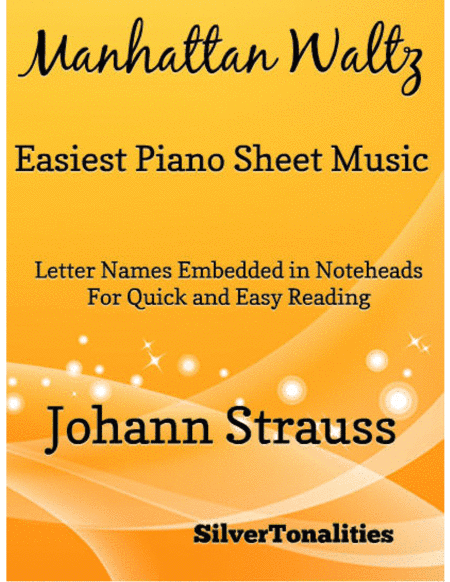 Manhattan Waltz Easiest Piano Sheet Music (arr. SilverTonalities)