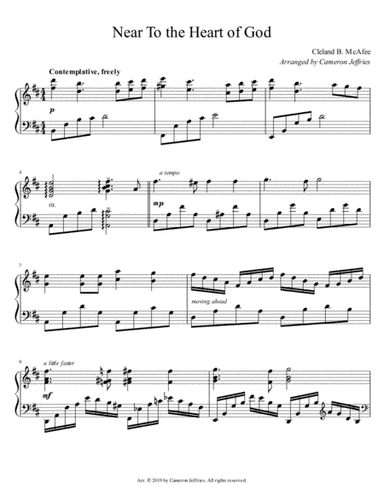 Near to the Heart of God (arr. Cameron Jeffries)