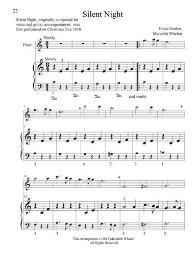 Christmas Duets for Flute & Piano:  Silent Night (arr. Meredith Whelan)