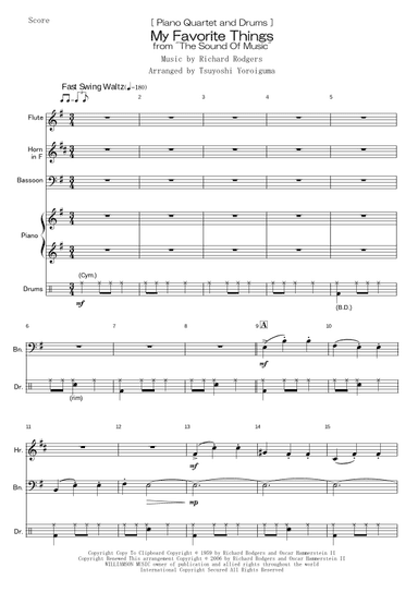 My Favorite Things (arr. Tsuyoshi Yoroiguma)