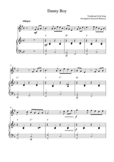 Danny Boy (arr. Kaiserin Rebecca)