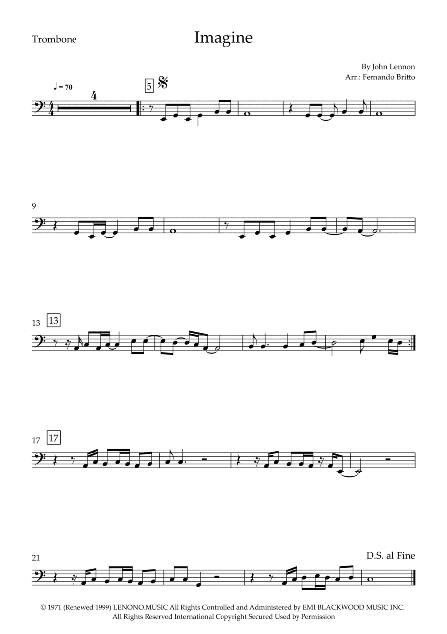 Imagine (arr. Fernando Britto)