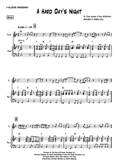 A Hard Day's Night (arr. Andrew Will)