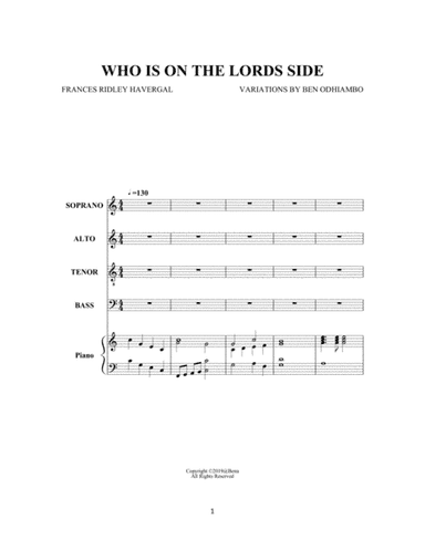 Who is on the Lord's side (arr. PETER KERARO)