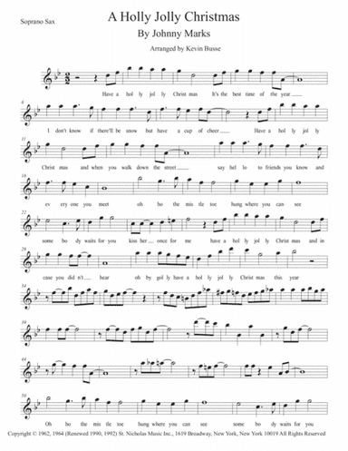 A Holly Jolly Christmas (arr. Kevin Busse)