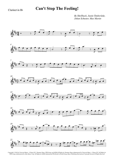 Can't Stop The Feeling! (arr. Wesley S. SIlva)