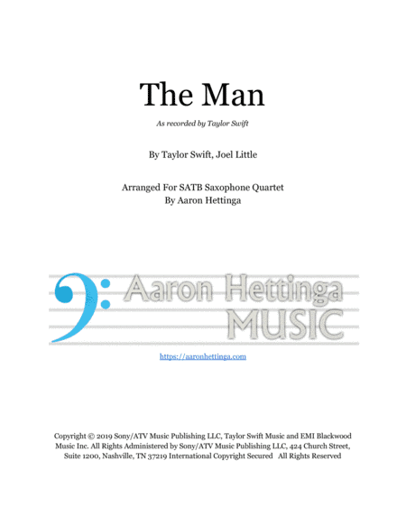 The Man (arr. Aaron Hettinga)