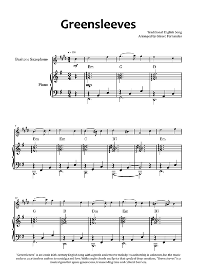Greensleeves (arr. Glauco Fernandes)