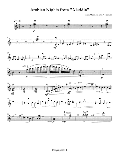 Arabian Nights (arr. Patrick Forsyth)