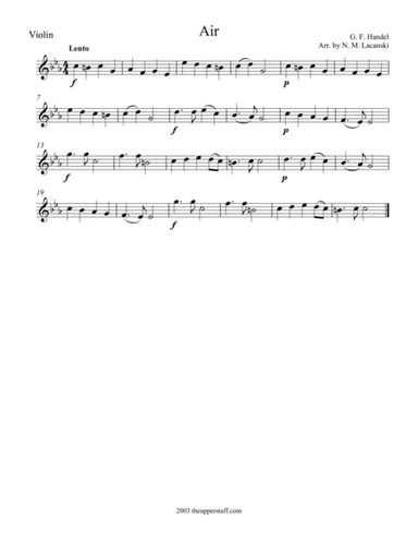 Air (arr. Nick Lacanski)