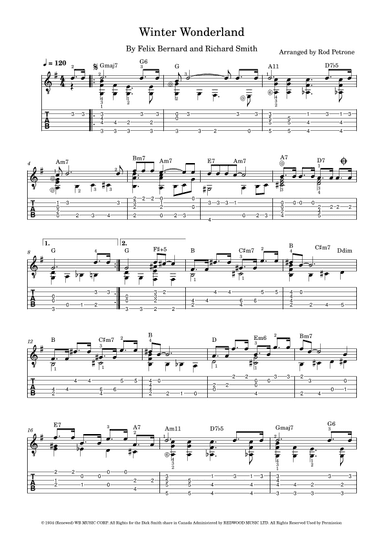 Winter Wonderland (arr. Rod Petrone)