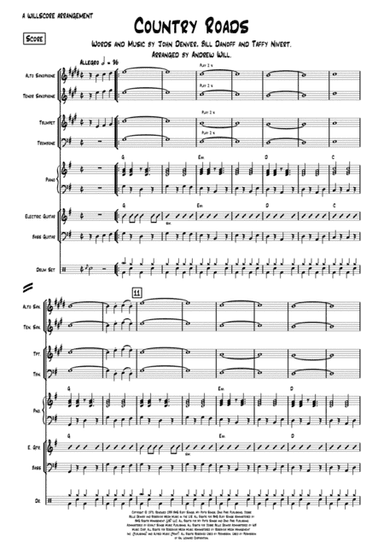 Take Me Home, Country Roads (arr. Andrew Will)