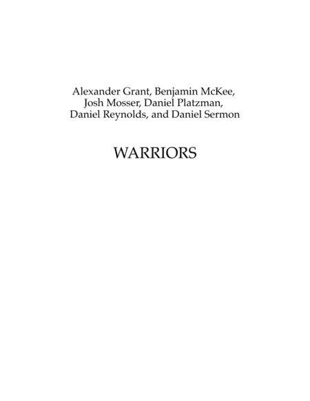 Warriors (arr. Carrie Caruso)