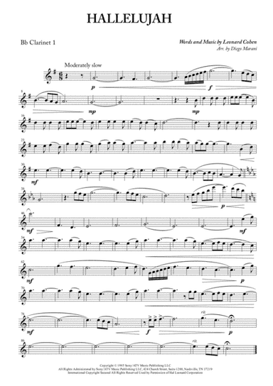 Hallelujah (arr. Diego Marani)