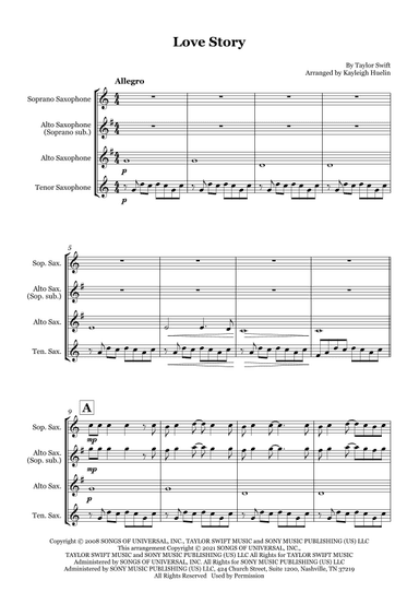Love Story (arr. Kayleigh Huelin)
