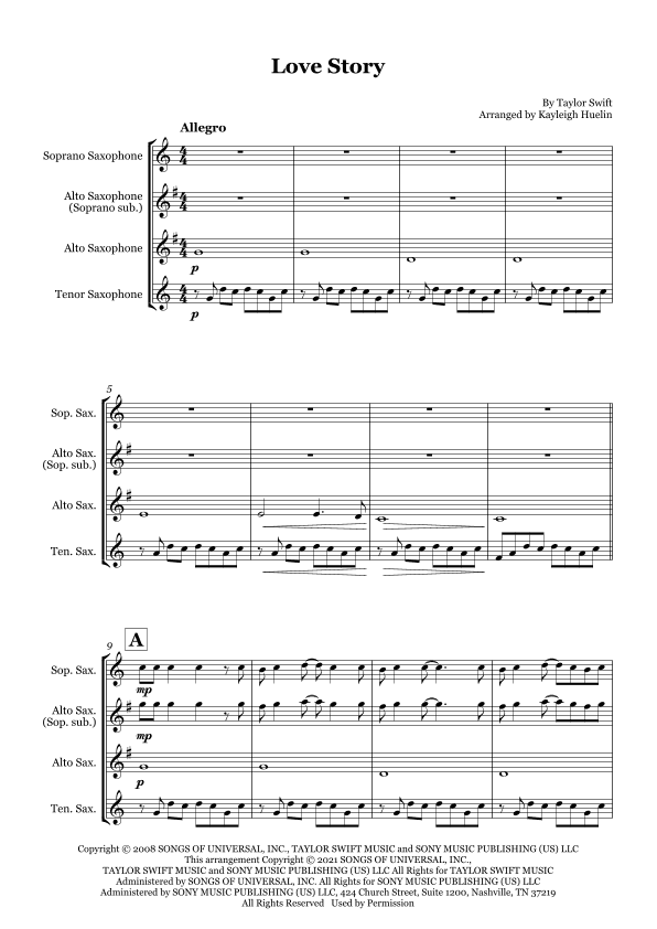 Love Story (arr. Kayleigh Huelin)