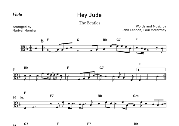 Hey Jude (arr. Marival Moreira)